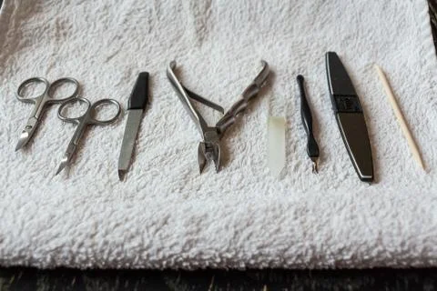 Nail care tools Foto stock