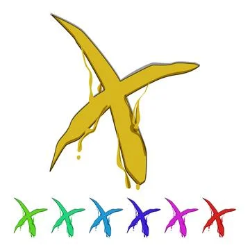 Nail claw scratch cartoon vector graphic Stock Illustration