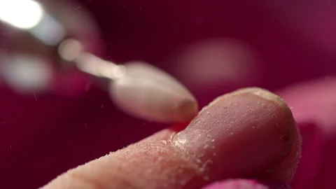 Nail Cleaning Stock Footage 151052246