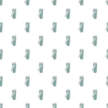 Nail clipper grooming tool seamless pattern background Stock Illustration
