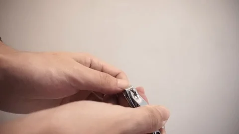 Nail clippers Stock Footage 121608185
