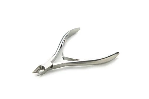 Nail clippers isolated on a white background Stock Photos