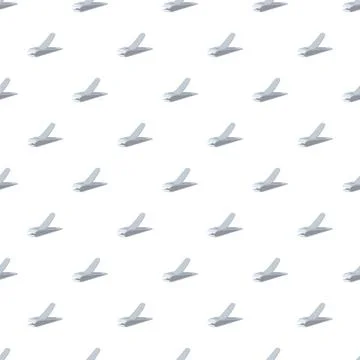 Nail clippers repeating pattern on white background イラスト素材