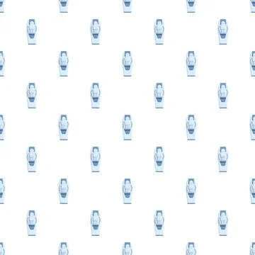 Nail clippers seamless pattern on white background Stock Illustration