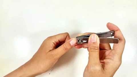 Nail clipping Stock Footage 291634837