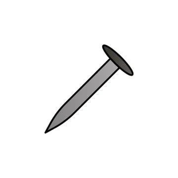 Nail color gradient vector icon Stock Illustration