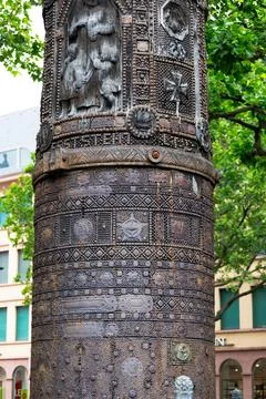 The Nail Column, a column erected during the First World War Stock Photos