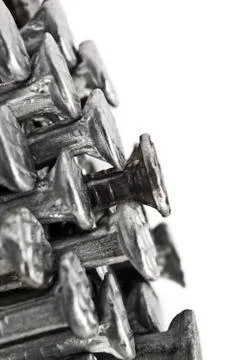 Nail ends macro Stock Photos