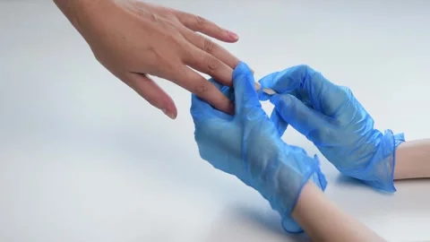 Nail examination Stock Footage 311782373