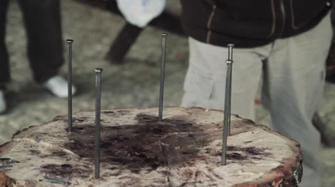 Nail fail Stock Footage 68497958