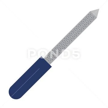 Nail file clip art vector illustration: Royalty Free #166625470