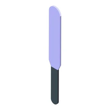 Nail file with ergonomic handle for professional manicure and pedicure servic Illustration