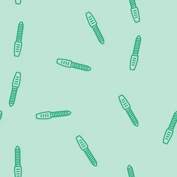 Nail file hygiene line vector seamless pattern イラスト素材