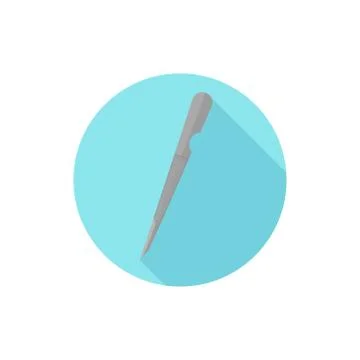 Nail file simple flat design vector Stock Illustration