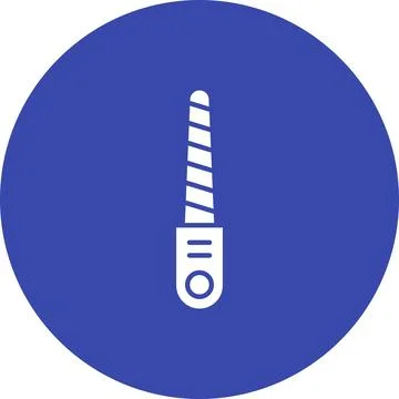 Nail Filer icon vector image. Stock Illustration
