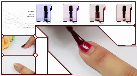 Nail Stock Footage 27899799