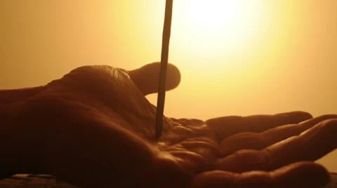 Nail in Hand 012222 Stock-Footage 10750074