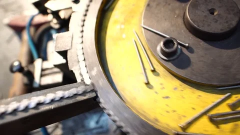 Nail Manufacturing Factory 스톡 동영상 72982207