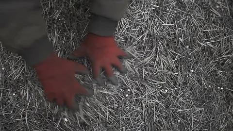 Nail Manufacturing Factory Stock-Footage 72982212