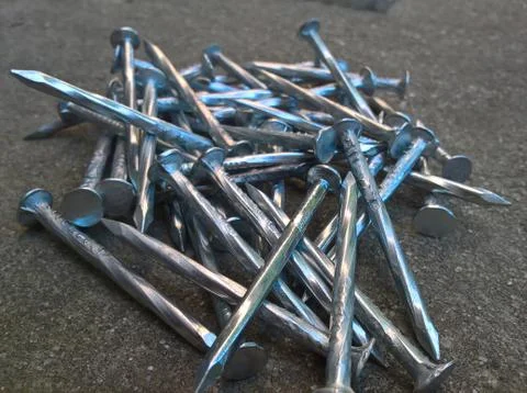 Nail Pile Stock Photos