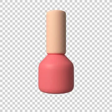 Nail polish bottle. Design element for beauty salon, web design, stickers Stock Illustration
