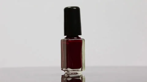 Nail polish bottle Stock Footage 27905214