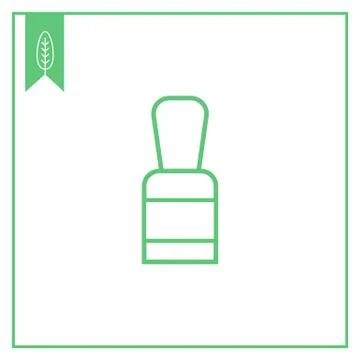 Nail polish bottle 스톡 일러스트