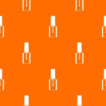Nail polish bottle pattern seamless Stock Illustration