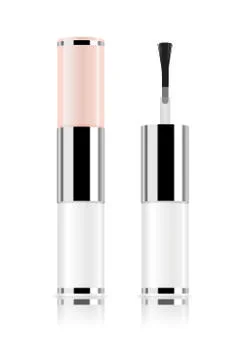 Nail polish bottles. Vector Stock Illustration