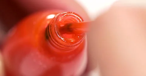Nail polish 스톡 동영상 46042059