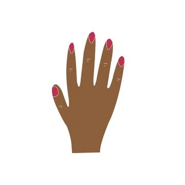 Nail polish icon design Stock Illustration