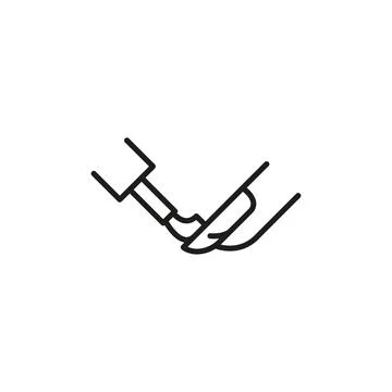 Nail Polish Icon Stock Illustration