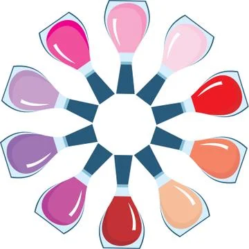 Nail polish Stock Illustration