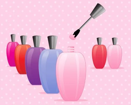 Nail polish Stock Illustration