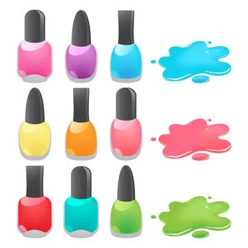 Nail polish Stock Illustration