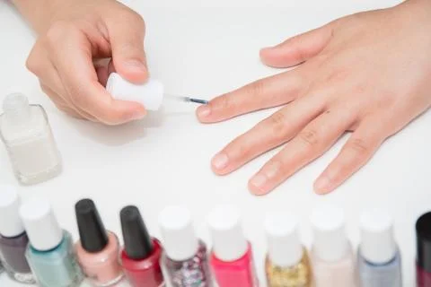 Nail polish Stock Photos
