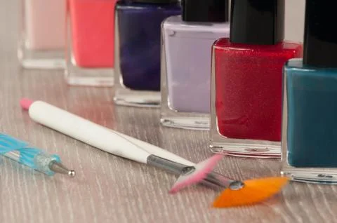 Nail polish Stock Photos