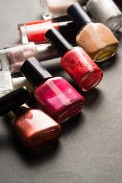 Nail polish. Stock Photos