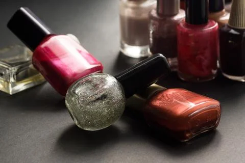 Nail polish. Stock Photos