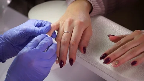 Nail polishing machine Stock Footage 103830440