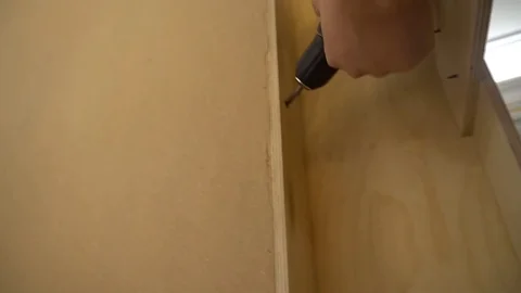 The nail is pulled out of the board Video stock 78171793