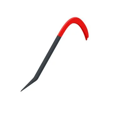 Nail puller icon, flat style Illustrazione stock