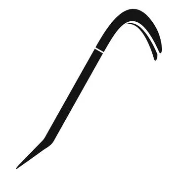 Nail puller icon, simple style Illustrazione stock