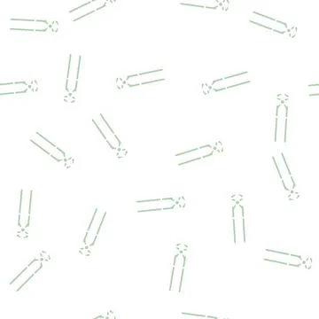 Nail puller pliers glyph seamless pattern Illustrazione stock