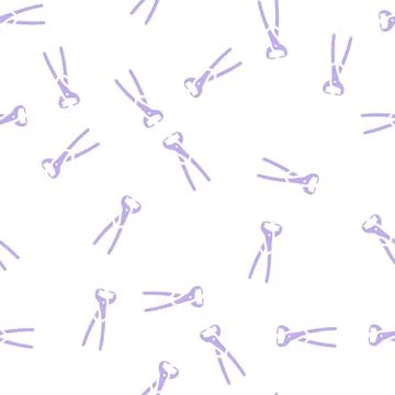 Nail puller pliers glyph vector seamless pattern Stock Illustration