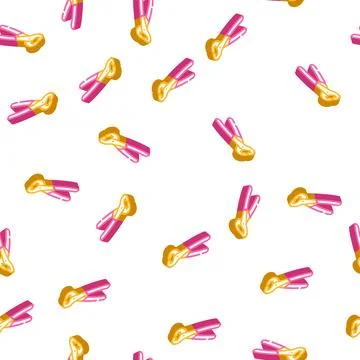 Nail puller pliers isometric icon seamless pattern Stockillustratie