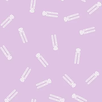Nail puller pliers line seamless pattern イラスト素材