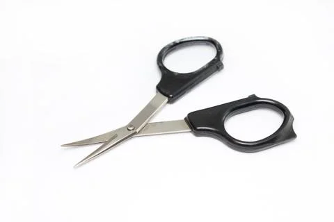 Nail scissors isolated on white background Stock Photos