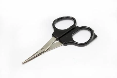 Nail scissors isolated on white background Stock Photos