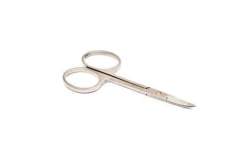 Nail scissors isolated on white Stock Photos